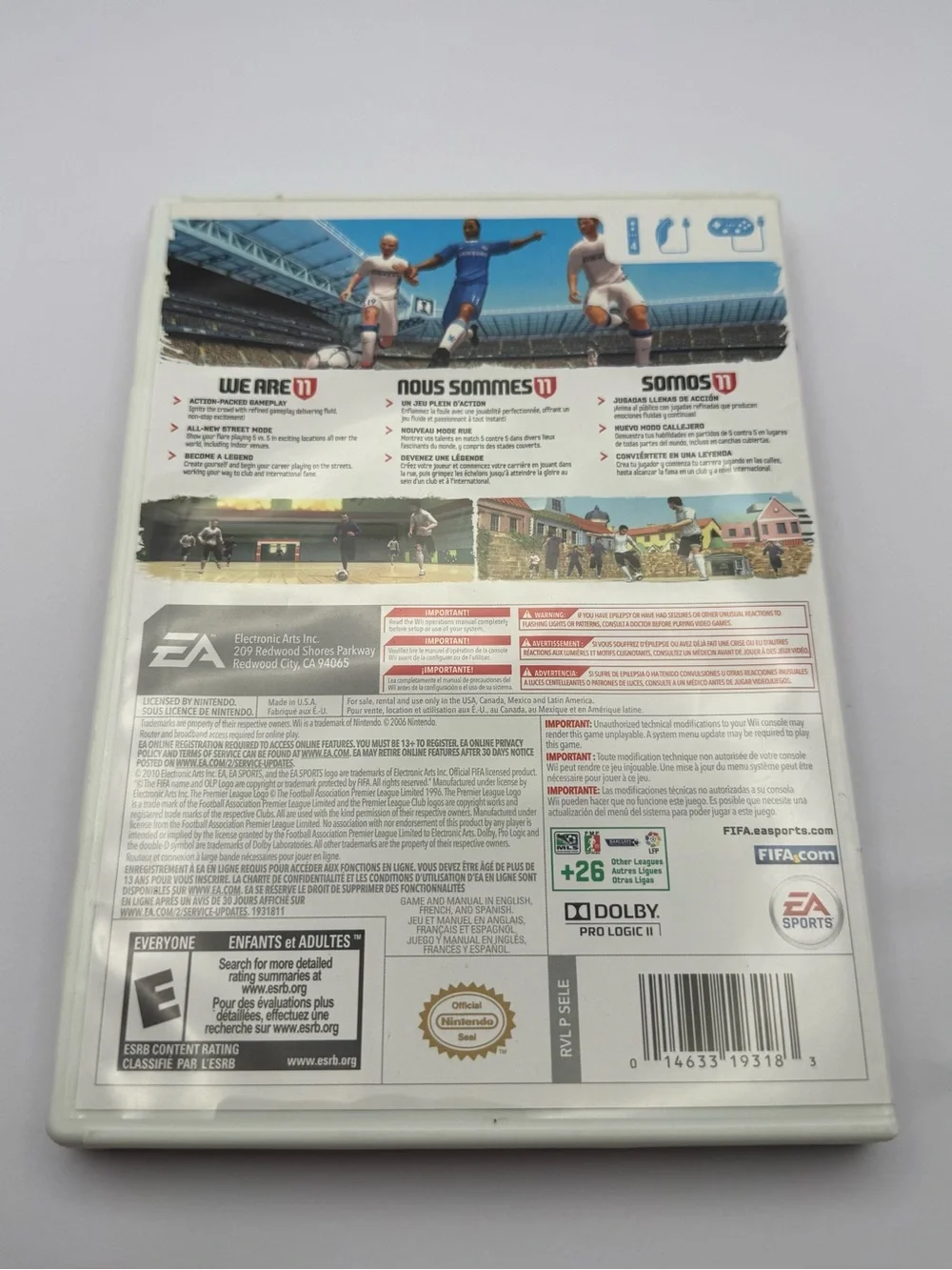 FIFA Soccer 11 (Nintendo Wii, 2010) Tested